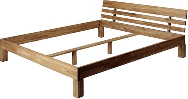Ліжко з масиву дерева Krok Wood Julia з дуба (180 x 200 см) 180 x 200 см Дуб