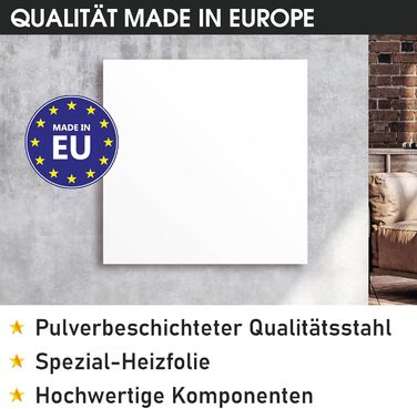 Інфрачервоний обігрівач BRAST 300-1100 Вт Зроблено в Європі У комплекті настінне кріплення, система підставок та ручка Висока ефективність Гнучке використання Ультраплоский дизайн IP 450 450 Вт