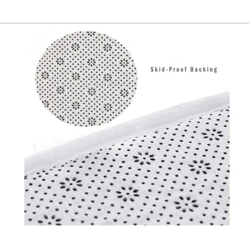 Килимки та килимки для ванної кімнати Blue Dolphin Комплект килимків для ванної з 3 предметів Чохол для унітазу та килимок, комплект для ванної кімнати, U-подібний килимок, килимок 45x75 см