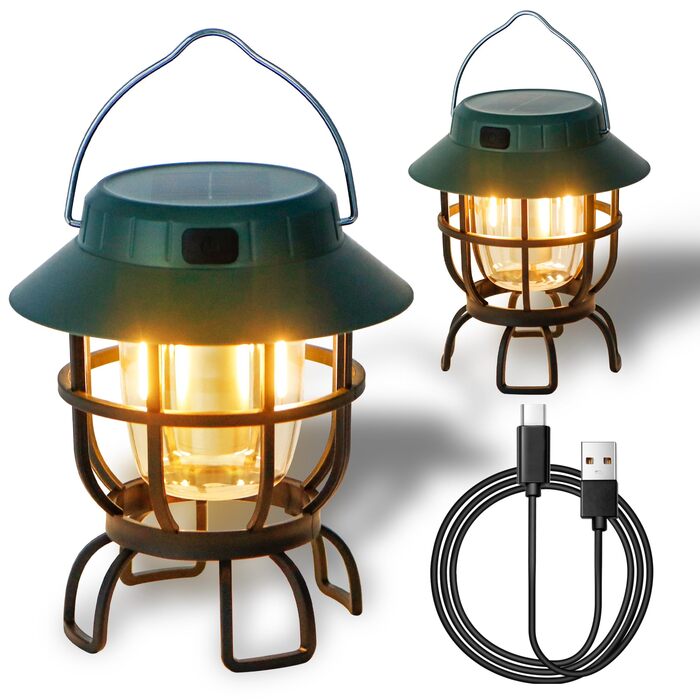 Вінтажні гірлянди для кемпінгу з 2 частин