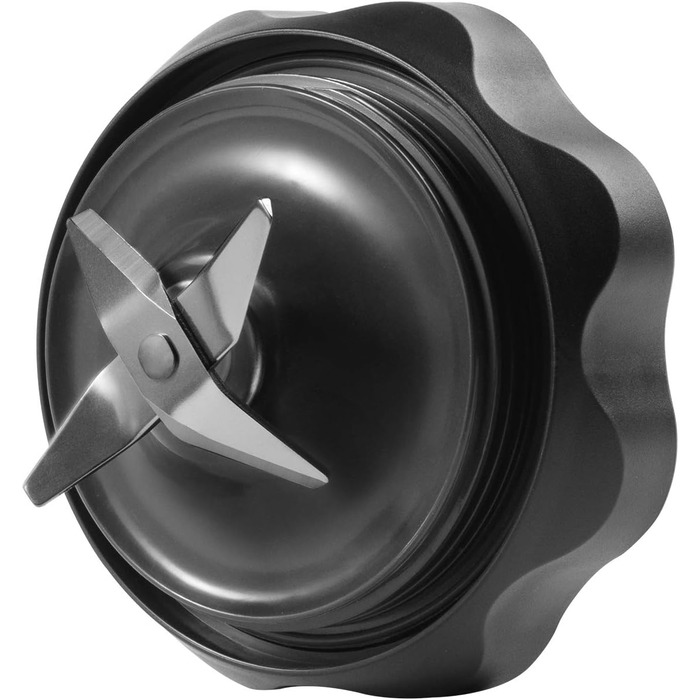 Повнорозмірний блендер nutribullet Combo, електричний блендер, багатофункціональний подрібнювач, професійний, потужність 1200 Вт, глечик 1,9 л, банки 946 мл і 710 мл, чорний, NBF500MB комбінований пакет