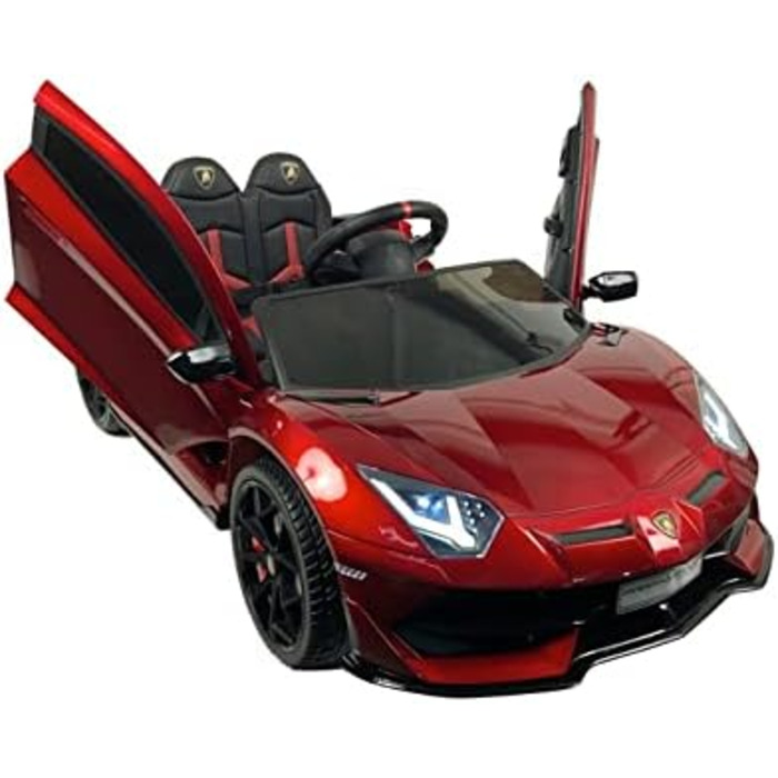 Дитячий електромобіль Lamborghini Aventador - Ліцензійний - RC, 2.4 Ghz пульт дистанційного керування - Дитячий автомобіль - плавн