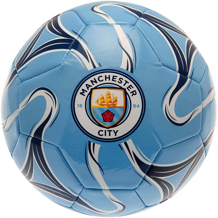 Футбольний м'яч Manchester City F.C. Unisex Youth Cosmos Football, синій, один розмір