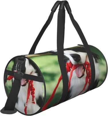 Дорожня сумка Веселий пес на траві, спортивна сумка для чоловіків та жінок