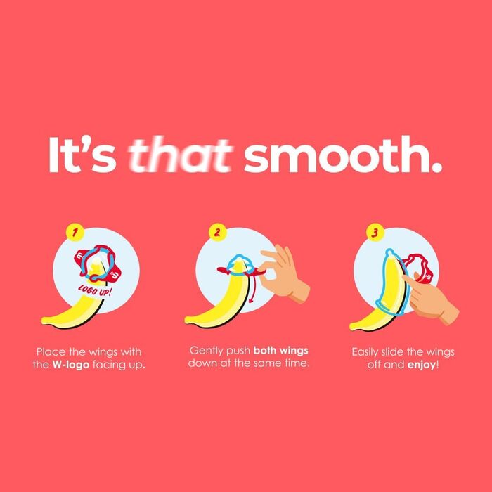 Презервативи Wingman Ultra Thin, з легким надяганням, 12 шт