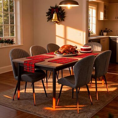 Обідні стільці, комплект з 2 шт. , кухонний стілець, стілець для їдальні/вітальні, ергономічне крісло, м&39яке крісло, металеві ніжки, для їдальні, вітальні, спальні, темно-сірий, 2 шт. и