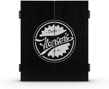 Електронний дартс oneConcept Dartmaster 180, E-Darts, Мішень для гри в дартс до 8 гравців, віртуальний суперник, світлодіодні дисплеї, 12 чорних дротиків з малюнком