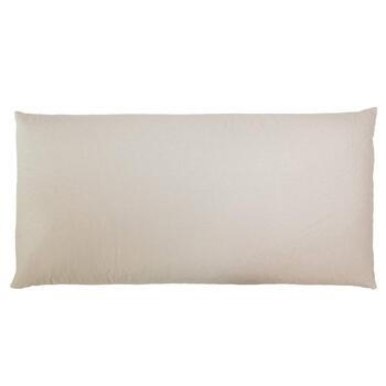 Подушка GIRAFFENLAND з органічного лушпиння спельти 40x80 см, органічний перкаль органічний наповнювач додаткова внутрішня подушка Нефарбована та невибілена Подушка для сну, подушка для голови 40x80 см плюс