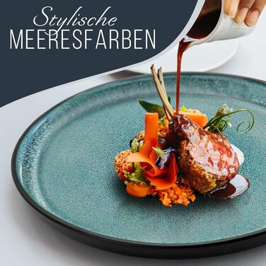 Набір кухлів з 6 керамогранітів Ibiza - Стильний набір кавових кухлів Сучасна посудомийна машина та мікрохвильова піч, стійка до п