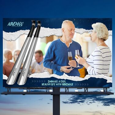 Довгий металевий ріжок для взуття, довгий ріжок для взуття з нержавіючої сталі, 42 см міцний великий ріжок для взуття, упаковка з