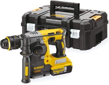 Акумуляторний комбінований перфоратор Dewalt 18 В SDS-plus DCH274P2T (24 мм) (обмежувач обертання та удару, безщітковий двигун, шв