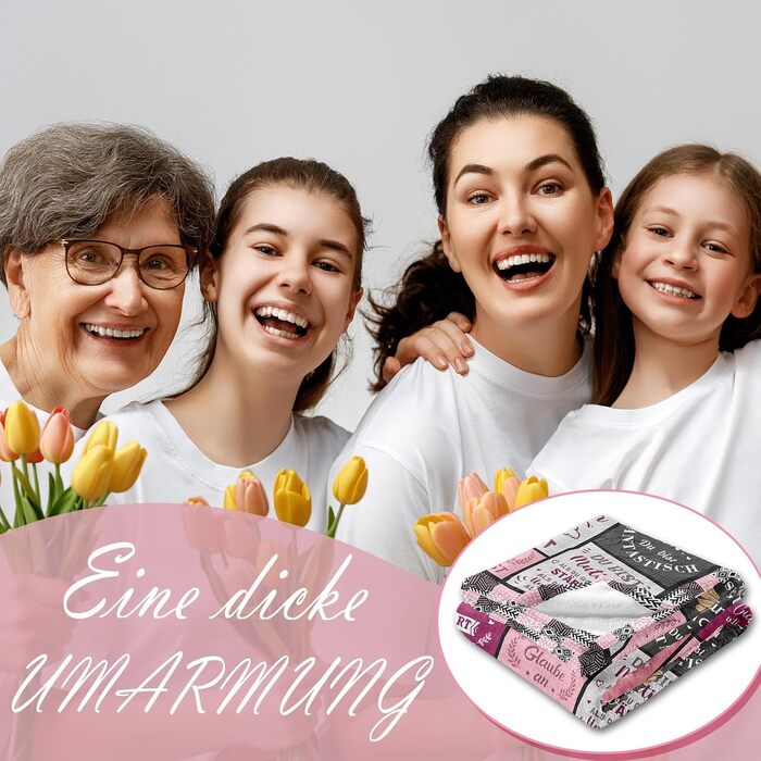 Подарунки для найкращих друзів, подарунок на день народження для найкращих друзів, подарунки на ковдру-обійми для дівчини, подарунки для жінок, сестри, колеги, дружини та матері на ковдру на день народження 130x150 см ОБІЙМИ 150x130 см