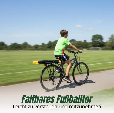 Футбольні ворота Umbro - Футбольні ворота 90 x 59 x 61 см - Складані футбольні ворота - Футбольні ворота для саду, дітей та дорослих - Футбольне тренувальне обладнання для використання в приміщенні та на вулиці - Метал - Чорний/Жовтий