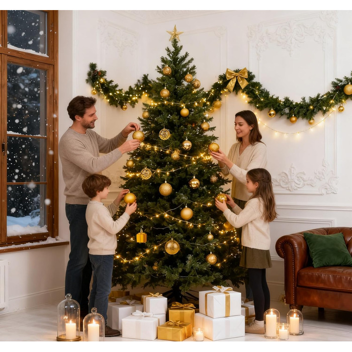 Набір різдвяних кульок набір із 105 предметів ilauke