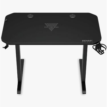 Ігровий стіл Nomad Classic, 120 x 60 см, МДФ / сталь / вуглецеве волокно, чорний