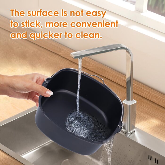 Тісстингова фритюрниця Форма для торта, залізний торт для випічки Бочка для випічки сиру Форми для випічки тортів Форма для випічки хліба Форма для хліба Аксесуари для фритюрниці для HD9925 HD9860 HD9905 01 (18 см)