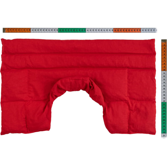 Подушка для плечей та шиї з коміром Вишнева кісточка органічна червона тканина забезпечує тепло для шиї альтернатива традиційній подушці для шиї