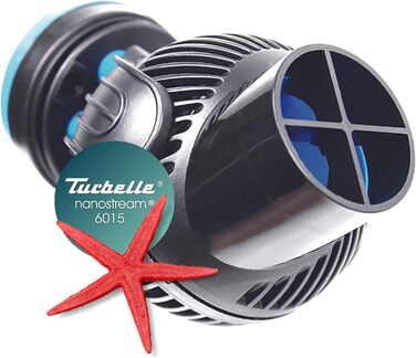 Циркуляційний насос Tunze Turbelle nanostream 6015 I Насос з витратою 1800 л/год I Пропелерний насос з магнітним тримачем та безшумним затискачем для скла товщиною до 12 мм I Водяний насос для акваріумів