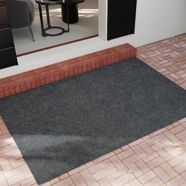 Килимок для коридору bimiti, нековзний, 300x90 см, брудозбірний килимок, килимок для кухні, що миється, килимок для коридору на метр, килимок для вітальні, спальні, кухні, офісу, коридору, сірий