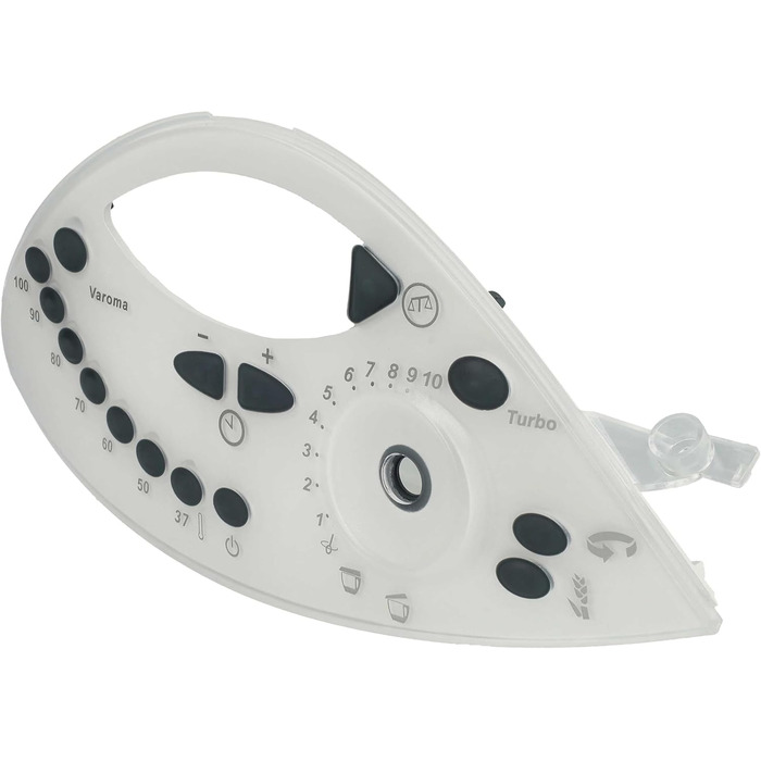 Панель керування vhbw Панель панелі сумісна з кухонним комбайном Vorwerk Thermomix TM31 - передня кришка, чорний, сірий, білий