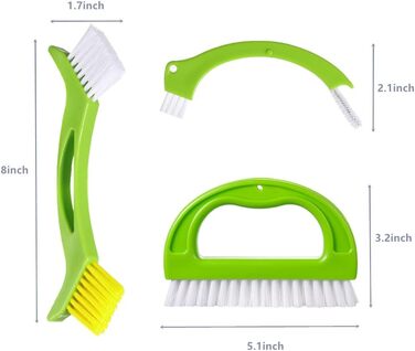 В 1 набір щіток для чищення затірки щітка для чищення затірки та щілин щітка для глибокого чищення підлоги в душових кімнатах, ван