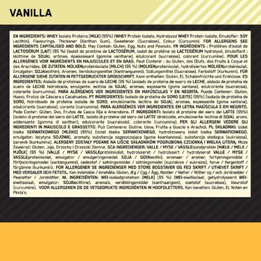 Протеїн Optimum Nutrition Gold Standard 100% Isolate, ваніль, 930 г (31 порція)