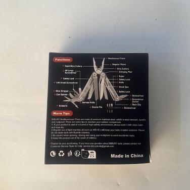 Багатофункціональні плоскогубці BIBURY з відкривачкою для пляшок, складаний багатофункціональний інструмент для чоловіка, портатив