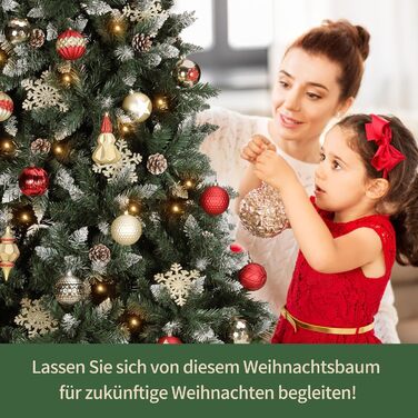 Штучна ялинка з ефектом снігу 180 см LIFERUN