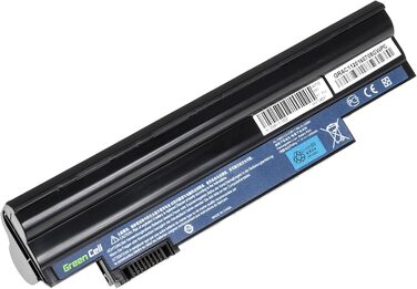 Акумулятор для ноутбука Green Cell AL10A31 AL10B31 AL10G31 для Acer Aspire One 522 722 D255 D257 D260 D270 (6 елементів 4400mAh 11.1V чорний)