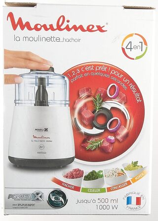 Подрібнювач Moulinex DPA141 La Moulinette білий Одинарний