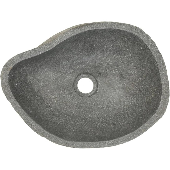 Умивальник Річковий камінь Овал 37–46 см — ручна робота з натурального каменю