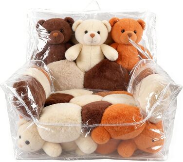 Дитяче плюшеве крісло для зберігання іграшок, дитяче крісло для малюків, прозоре м&39яке крісло-мішок з м&39якою іграшкою, чохол для крісла-мішка з ПВХ, крісло-мішок для дитячої кімнати, вітальні, ігрової кімнати, класу