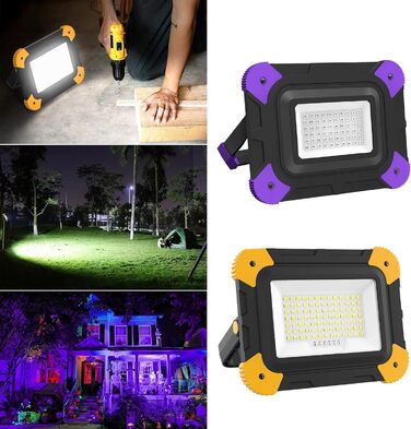 Термін служби батареї, портативний кемпінговий ліхтар, висока яскравість, магнітний, акумуляторний, водонепроникний, для гаражів та активного відпочинку, акумуляторний ліхтар