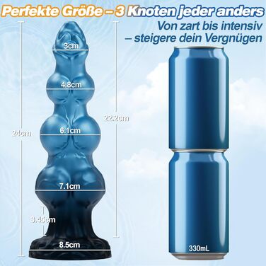 Фалоімітатор xaxaland, 24 см, силіконовий, з потужним присоском