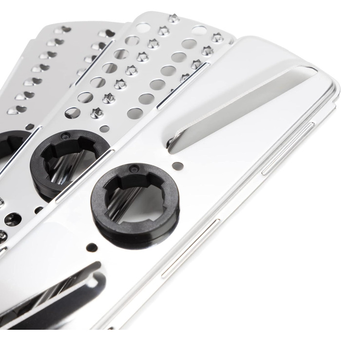 Кухонний комбайн Vitinni, скляна чаша 2 л, нарізка, подрібнення, пюре, подрібнення, тертка, просте управління одним натисканням кнопки, універсальний подрібнювач овочів, фруктів і м'яса, 350 Вт