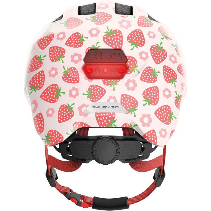 Дитячий шолом Smiley 3.0 LED - Велосипедний шолом з підсвічуванням - Глибока посадка та місце для косички - для дівчаток та хлопчи
