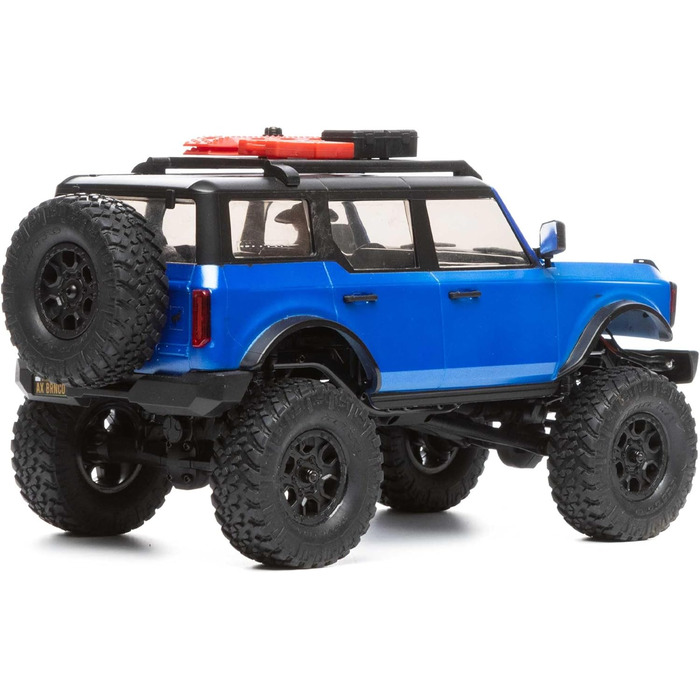 Радіокерований позашляховик Axial SCX24 1/24 2021 Ford Bronco 4WD Brushed RTR (Готовий до використання), Синій, AXI00006T3