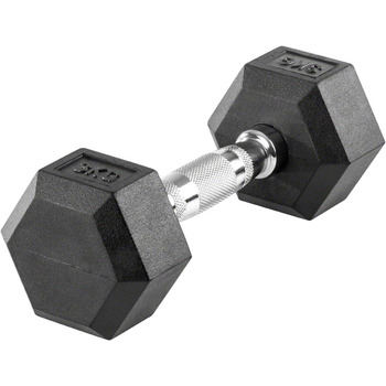 Гантель Sport-Tec Hex 3 кг, гумове покриття, шестикутна, для фітнесу та силових тренувань