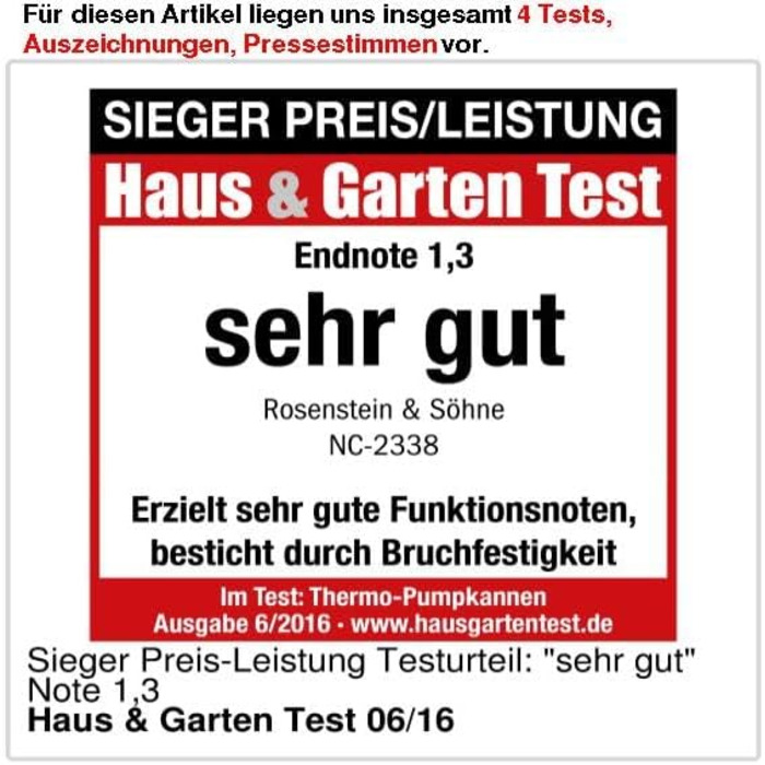 Кавоварка Rosenstein & Shne Pump Pot 1 літр Вакуумна ізольована кавоварка з нержавіючої сталі, 1,9 літра (кавоварка з помпою, термос з помпою, ізольована кружка) 1900 мл