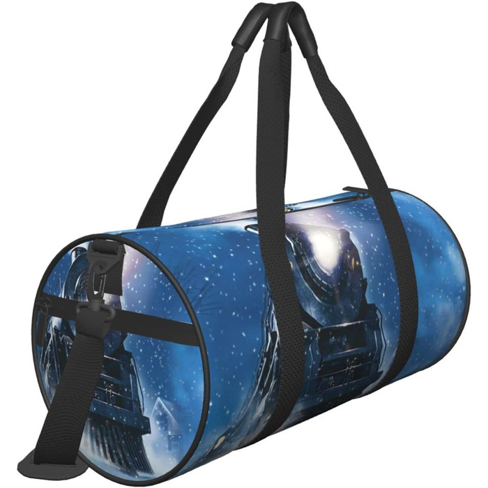 Універсальна дорожня сумка для подорожей, зимова колекція, новорічний дизайн, сніговий візерунок, нічна тематика, для залізничних подорожей, спортивна сумка для чоловіків та жінок, сумка-мішок, спортивна сумка