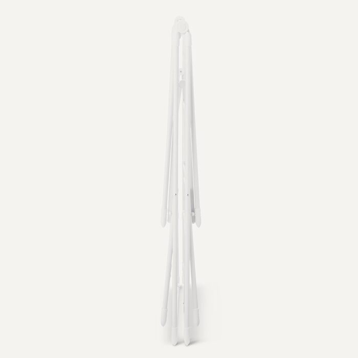 Сушарка для білизни Storeo Basics з металу, 4 крила, складана, 155 x 60 x 126 см, біла