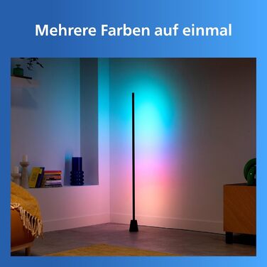 Розумна торшерна лампа Philips Hue Gradient, чорна