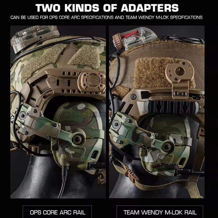 Тактична комунікаційна гарнітура TS TAC-SKY (без шумозаглушення), перемикання лівого та правого мікрофонів, силіконові амбушури (HD-14-A-BLK)