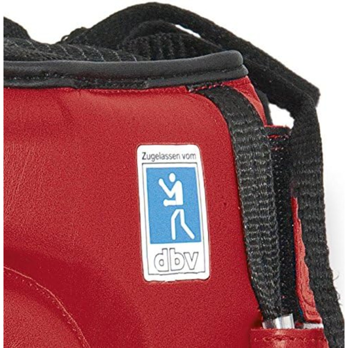 Шолом для змагань та спарингу Paffen Sport Contest з позначкою DBV червоний XL