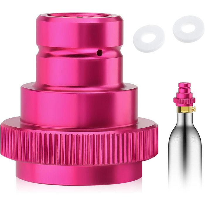 Швидкий адаптер VMUTGA CO2, швидкий адаптер для газованої води CO2, сумісний з виробником блискучої води Duo/Art/Terra, адаптер Sodastream 425 г циліндр 60 л трапецієподібна різьба TR21-4