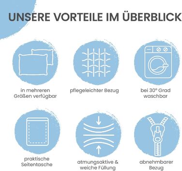 Подушка для спинки ELONEO шириною 100 см, клиноподібна подушка, підходить для ліжка та дивана, трикутна подушка для читання, подушка зі знімним чохлом, який можна прати, з практичною бічною кишенею, антрацит, 100 см