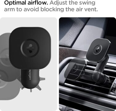 Тримач для мобільного телефону Spigen OneTap Magfit для автомобільного кріплення Magsafe, магнітний тримач для мобільного телефону