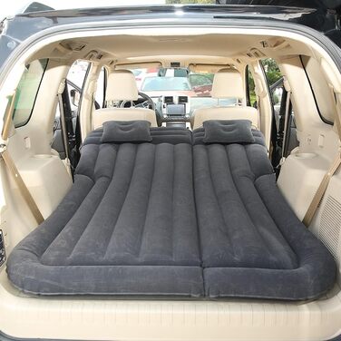 Автомобільний матрац для Opel Astra J 2009-2015, портативний комфортний автомобільний надувний матрац, надувний матрац для багажника, автомобільні аксесуари, чорний, звичайний чорний