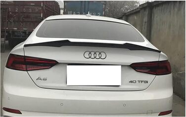 Задній спойлер S4 Style V Shape Глянцевий чорний спойлер багажника для моделей A5 2007-2016 року Продуктивність Тюнінг Рестайлінг, 5 B8