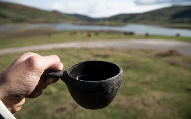 Класична чашка - Маленька кружка для використання на відкритому повітрі з органічного матеріалу - придатна для переробки (чорна), 21 -